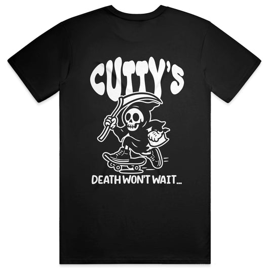 Death won't wait - Heavyweight Tee